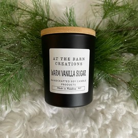 Soy Candle - Handmade - Scent: Apple Bourbon