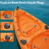 Kayak Scupper Plugs Kits, Push Drain Hole Stoppers, Universal Kayak