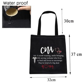 CMNIM CNA Gifts CNA Appreciation Gifts CNA Nurse Tote Bag CNA Student Gifts Nursing Reusable Canvas Bag