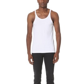 Emporio Armani Men's 3-Pack Tank Top Regular Fit, White, Medium