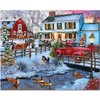 White Mountain Christmas on The Farm Christmas Puzzles 1000 Pieces