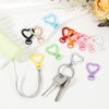 PATIKIL Heart Shape Swivel Buckles, 6 Pcs Zinc Alloy Spring
