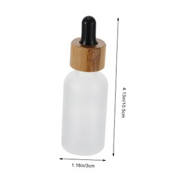 PACKOVE 4pcs Essential Oil Bottle Refillable Dropper Bottle for Travel Portable Shampoo Dispenser