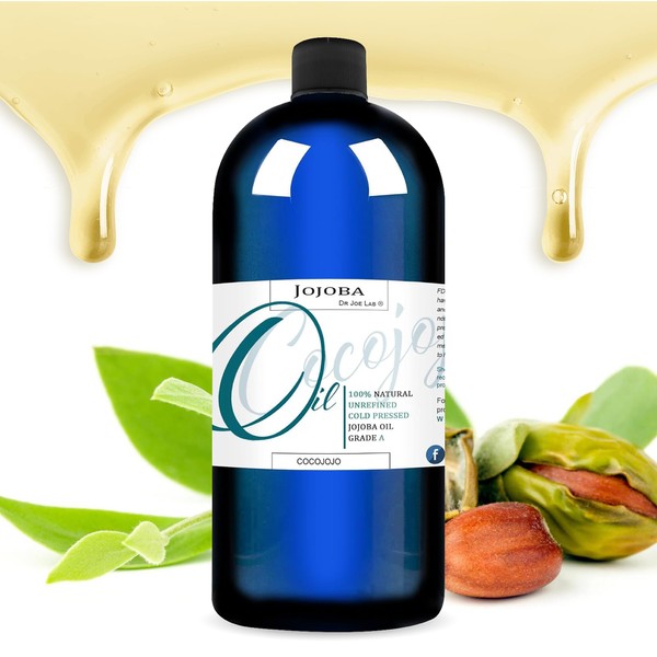 Cocojojo Jojoba Oil Organic, Jojoba Oil for Hair Growth for