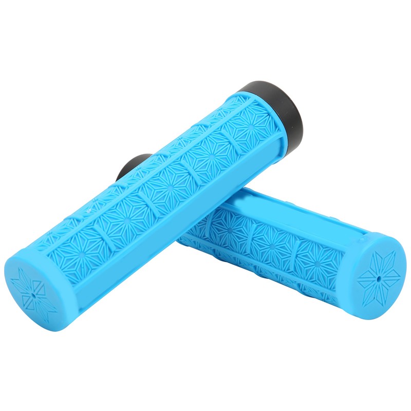 1Pair Mountain Bike Silicone Handlebar Grip Cover Unilateral Locked Non-slip