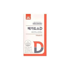 고려은단 메가도스D 비타민D3 4000IU 200mg 120정/mjc Korea Eundan Megados D Vitamin D3 4000 IU 200mg 120 tablets/mjc