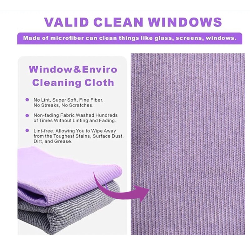 Norwex Cleaning Cloth Set - EnviroCloth - Window Cloth FREE
