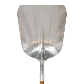 AMES 2672100 Aluminum Scoop with Hardwood Handle and D-Grip, 45-Inch