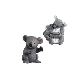 Hohopeti 2pcs Realistic Models Cute Animal Ornaments for Home Decoration Safe Boy Girl and Family Stylish Photo Props