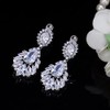 J's Select Women's Cubic Zirconia Earrings Accessories for Weddings, Bridals,
