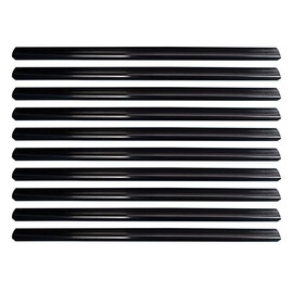 10PCS A4 Slide Binders Black Binding Bars Slide Grip,Plastic Spine Bars Sliding Binders for File Report Project Presentation Office Document Supplies 30.5 * 1CM