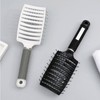 Dry Root Volumizing Round Comb for Full Hair Styling & Scalp Massage SIS-255 Root Volume Comb/White/ONESIZE 3ea