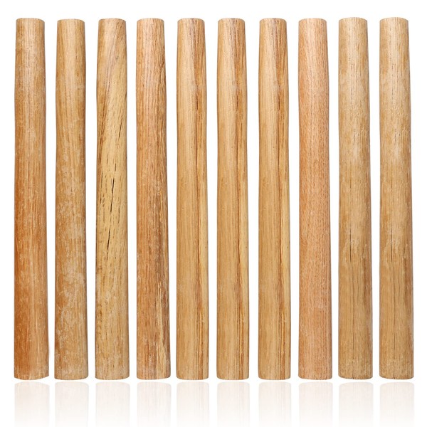 GNIEMCKIN Wood Hammer Handle, 10 Pack Replacement Hammer Handles, Easy