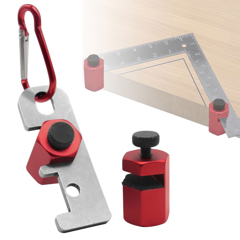 Stair Gauge Aluminum Alloy Hex Flat Framing Jig with Thumb