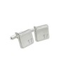 Square Cufflinks with ‘17’ Engraved - 17th Anniversary