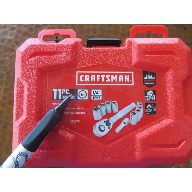 Craftsman 11-Piece SAE 1/4-in Drive INCH 6pt Standard Socket Wrench