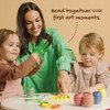 Honeysticks Non Toxic Finger Paint (6 Bright Colors), Washable from