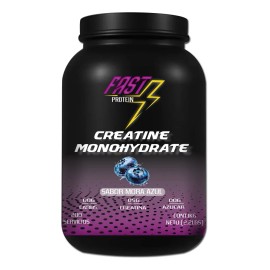 Creatina Monohidratada Fast Protein 1kg 200 Servicios Varios Mora Azul