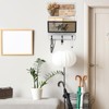 Yalikop Mail Organizer Wall Mounted Mail Holder Hanging Key and