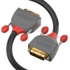 LINDY 36221 DVI-D Dual Link Cable - Anthra Line Black,