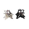 2pcs Cute Acetate Cat Hair Claw, Diamond Animal Hair Clip