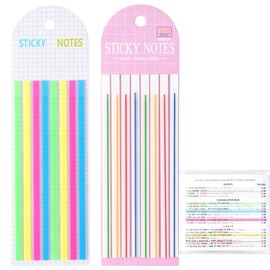 320 pcs Mahjong Card Line Finder Highlighter Tape, Mahjong Line Highlighter Stripe, Transparent Sticky Card Markers Tabs, Mahjong Game Rule Reader, Reusable & No Adhesive Residue (Solid color + Lines)