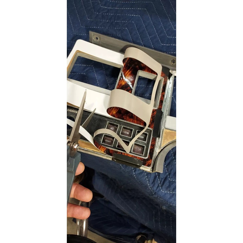 Mercury 1975-1980 Mercury Monarch Dash Panel, Vinyl Restoration Decal Kit,