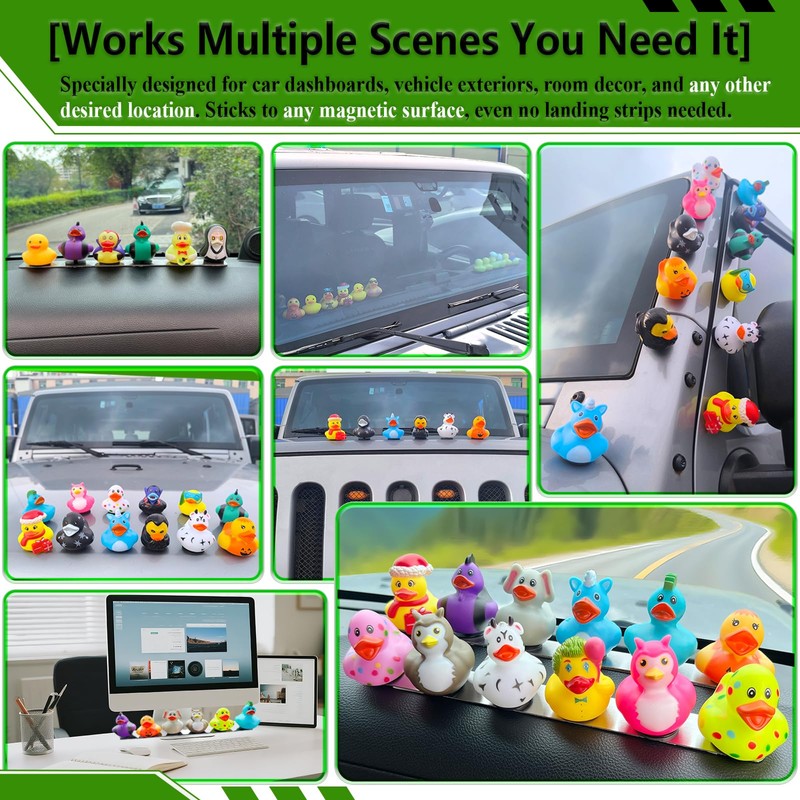 EJDRFN Duck Holder for Jeep Wrangler,Metal Rubber Ducks Holder for
