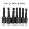 Secretary 7-Piece Socket Screwdriver, Hex Shank Driver, Tap Adapters, Hex