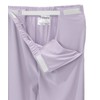 Pantalón elástico con cierre lateral adaptable para mujer, Lila ,