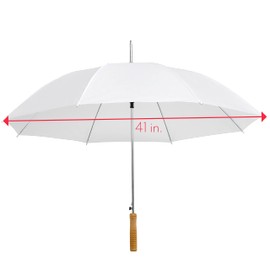 Anderson Umbrella Wedding Umbrella - 48" Umbrella - Manual Open - 7 Pack (White)