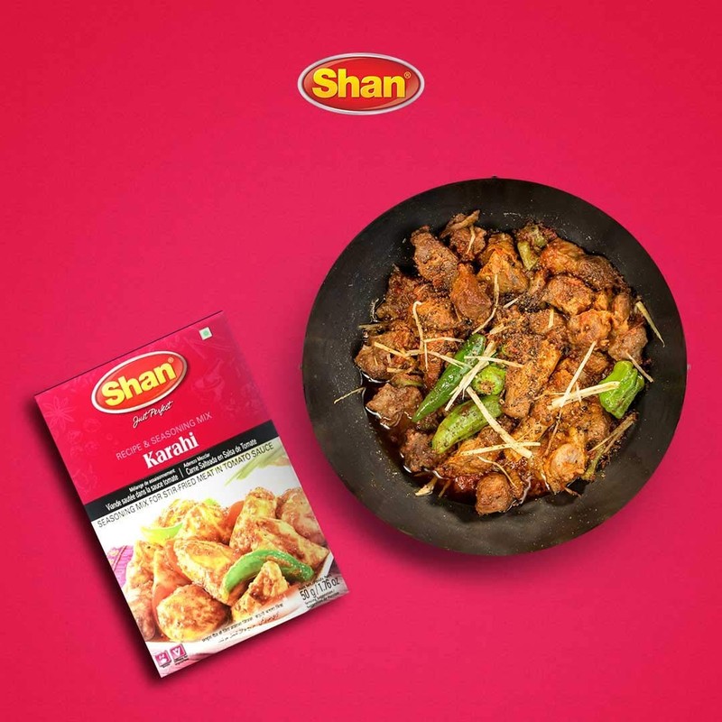 Shan - Karahi Seasoning Mix (50g) - Spice Packets for