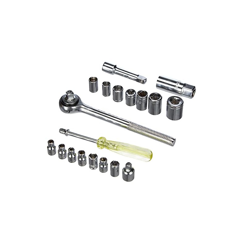 Mannesmann 1/4 Plus 3/8-inch Socket Set (20 Pieces)