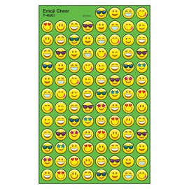 TREND ENTERPRISES, INC. Emoji Cheer superSpots Stickers, 800 ct , Yellow