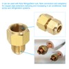 PATIKIL Brass Pipe Fitting, 1/2" G Female x 1/2" Flare