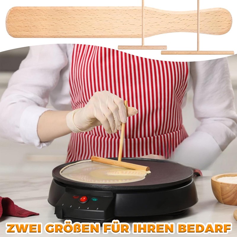 Crepes distributor, 3 pieces crepe slider, baking tools, T-shape crepes