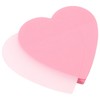 150 Sheets Waterproof Heart Sticky Notes 2.8'' Heart Shaped Transparent