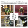 Jubilee Clips, Hose Clips, 20pcs Hose Clip Clamp 10-16mm Adjustable