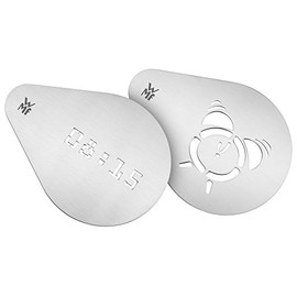 WMF Barista Wake Up 0686386040 Cappuccino Stencil Set of 2