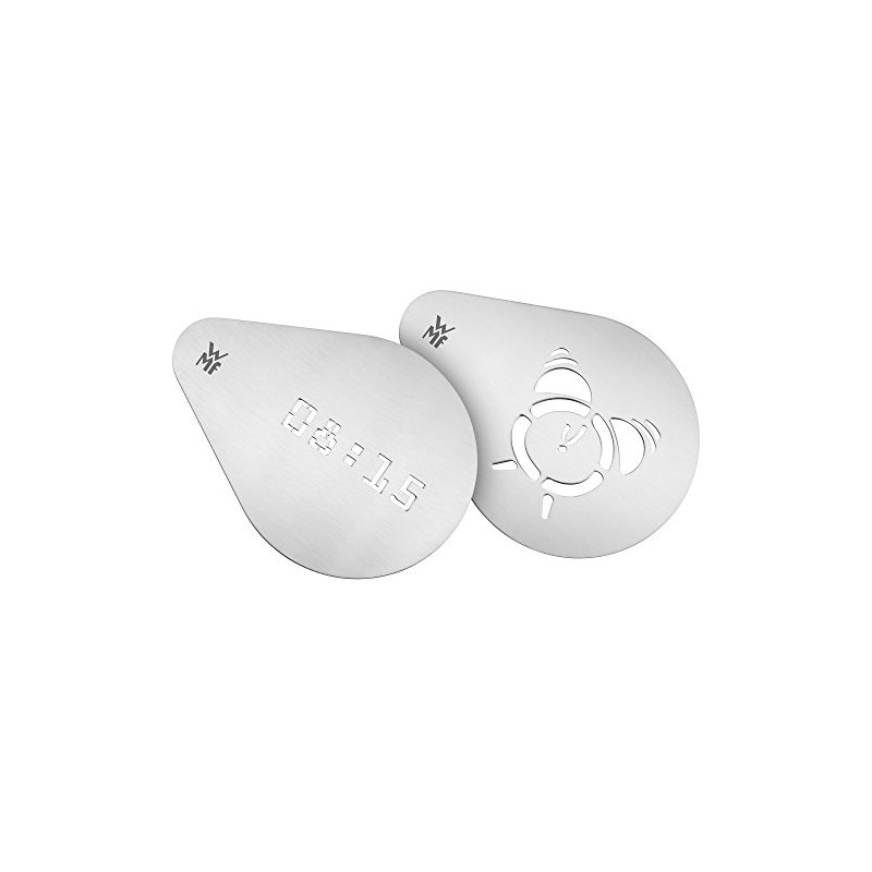 WMF Barista Wake Up 0686386040 Cappuccino Stencil Set of 2