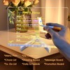 LED Note Board with Stand and 7 Colours, Luminous Message