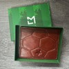 Genuine Leather Football Card Holder – Slim RFID Blocking Wallet