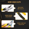 1200pcs Wire Cage Clips with Hog Ring Pliers Fencing Plier