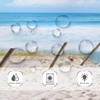 Riyidecor Beach Coastal Ocean Shower Curtain Seaside Seashore Scenery Landscape