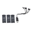 1200mah Lithium Battery Black Strong Protection 3.7V High Conversion for