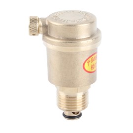 Fayelume DN15 G1/2 Solar Heater Relief Valve, Automatic Air Admittance Valve, Water Heater Drain Valves, for Hot Water Heat System, Home, Brass