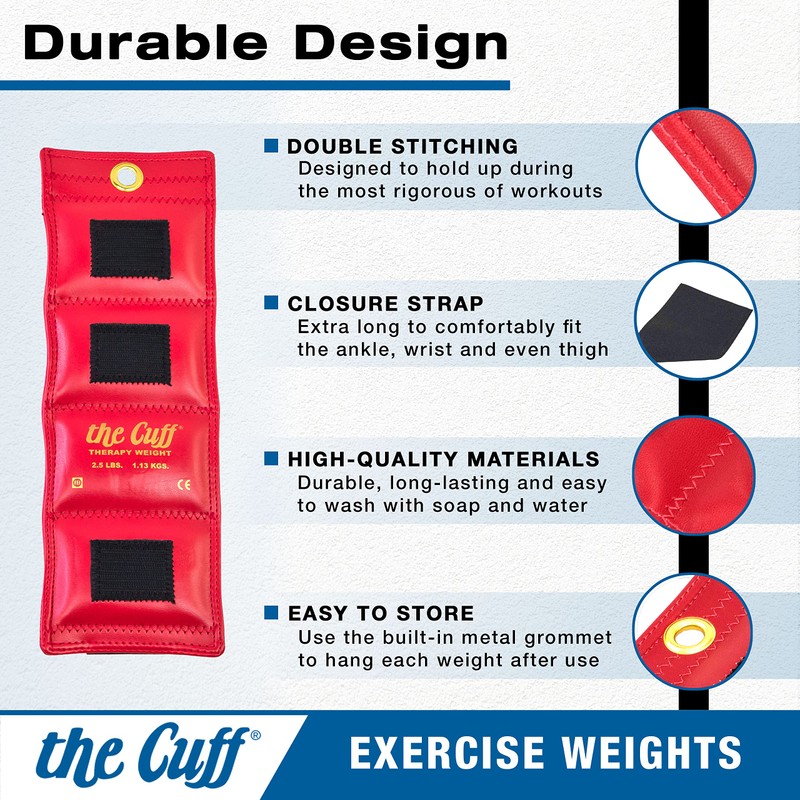 CanDo Weight cuff - wrist and ankle weights - 227
