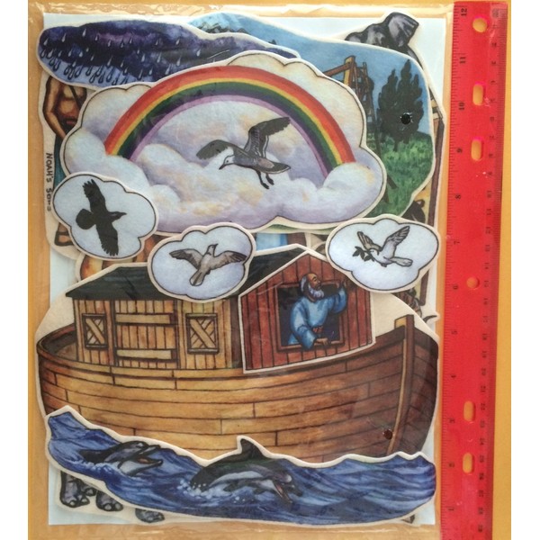 Noah's Ark Bible Felt Figures for Flannel Board Stories Noah