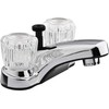 Dura Faucet DF-PL720A-CP RV Bathroom Faucet with Crystal Acrylic Knobs