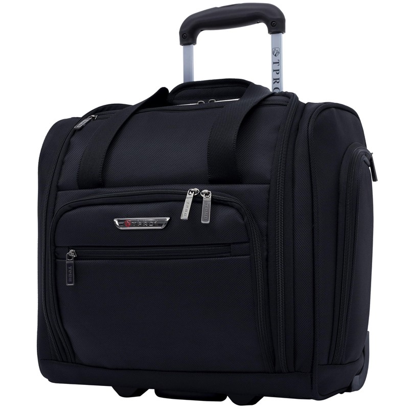 TPRC 15" Smart Under Seat Carry-On Luggage with USB Charging
